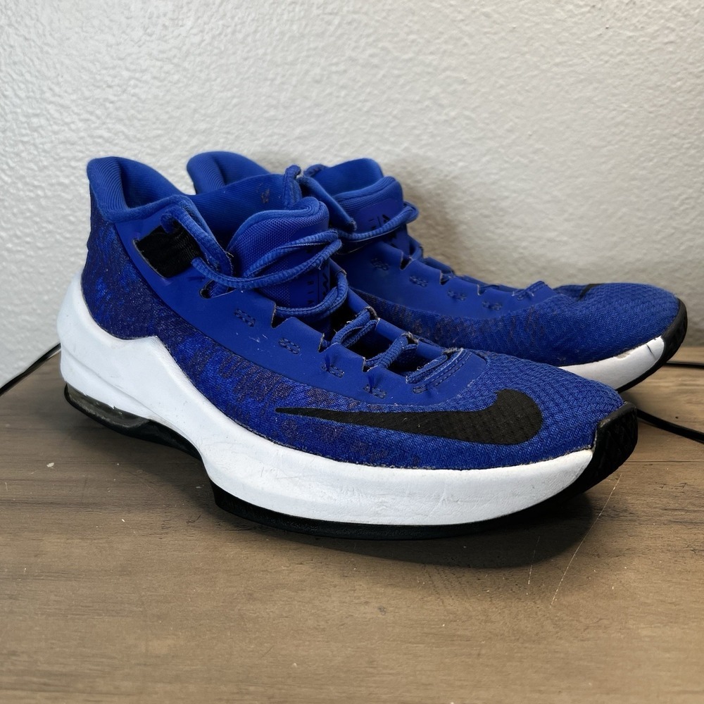 Nike Air Max Infuriate Basketball Shoes AH3426-400 Royal Blue Size 5 Youth READ